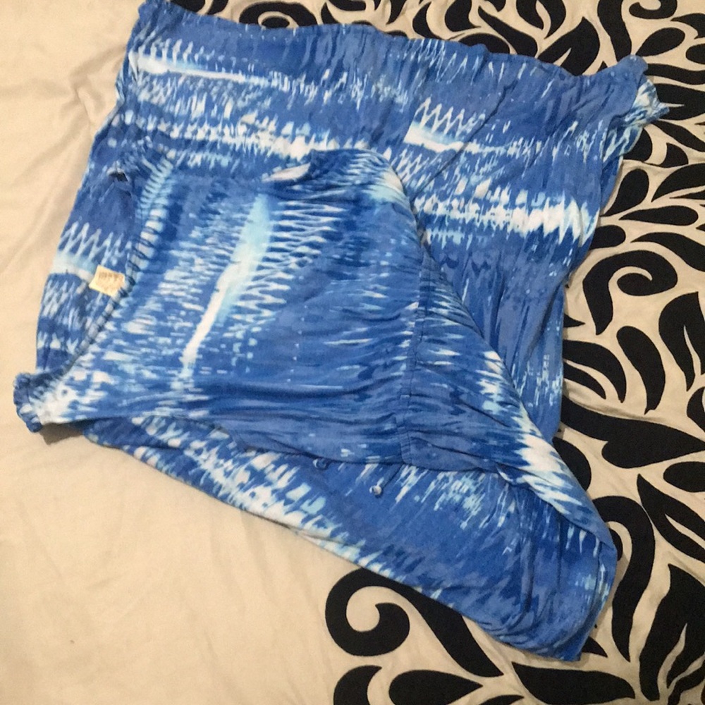 Faded glory blue tie-dye tank summer dress - Picture 5 of 7